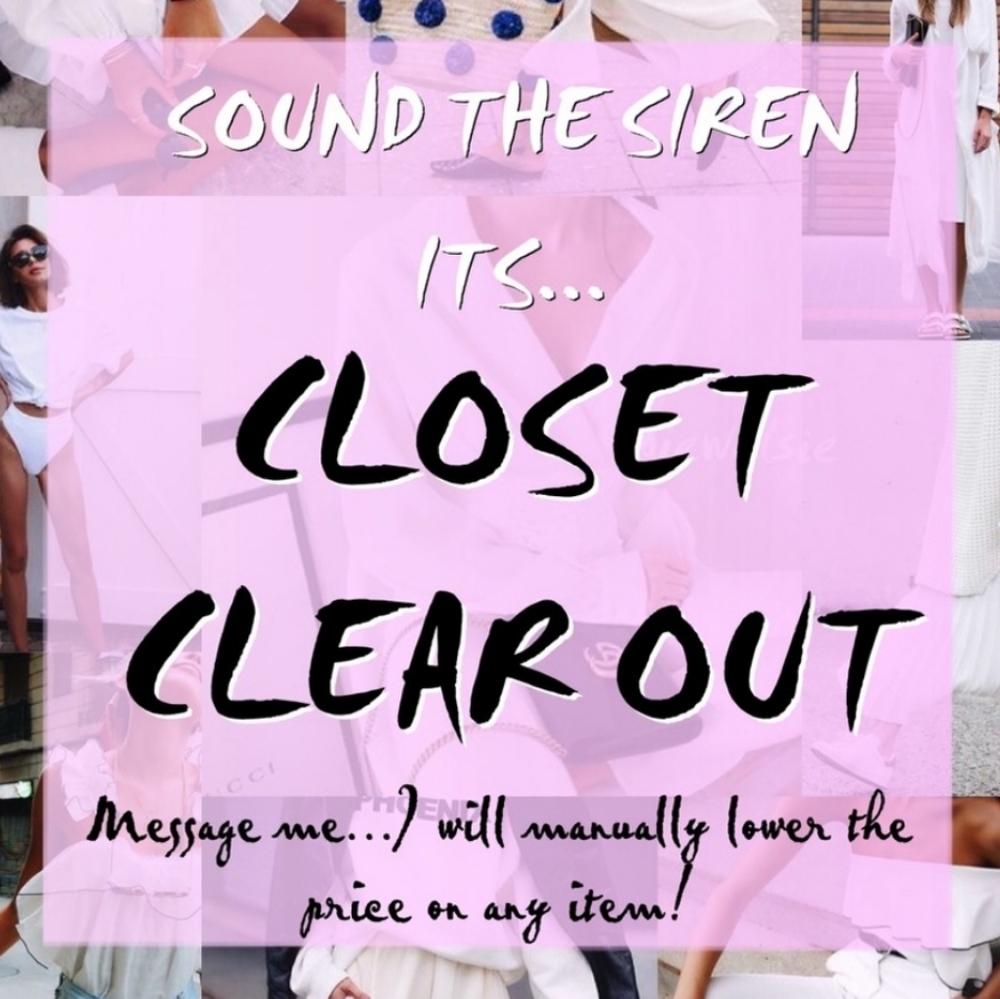 Everything up for negotiation Closing my closet